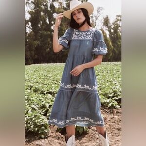 THE GREAT Heirloom Maxi Dress Size 1